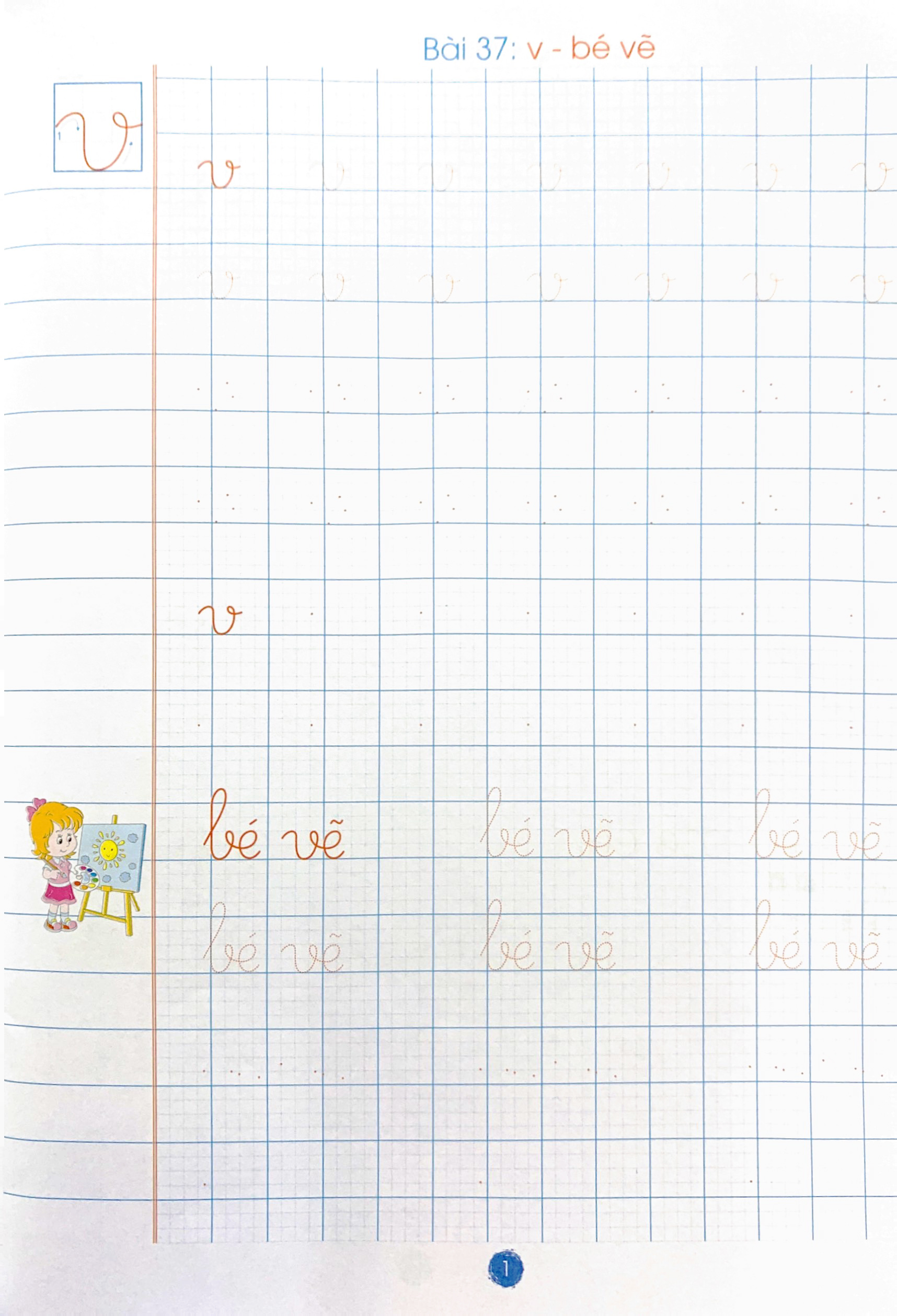 bộ chuẩn bị cho bé vào lớp 1 - luyện kỹ năng viết âm và vần 2 - Ảnh 3