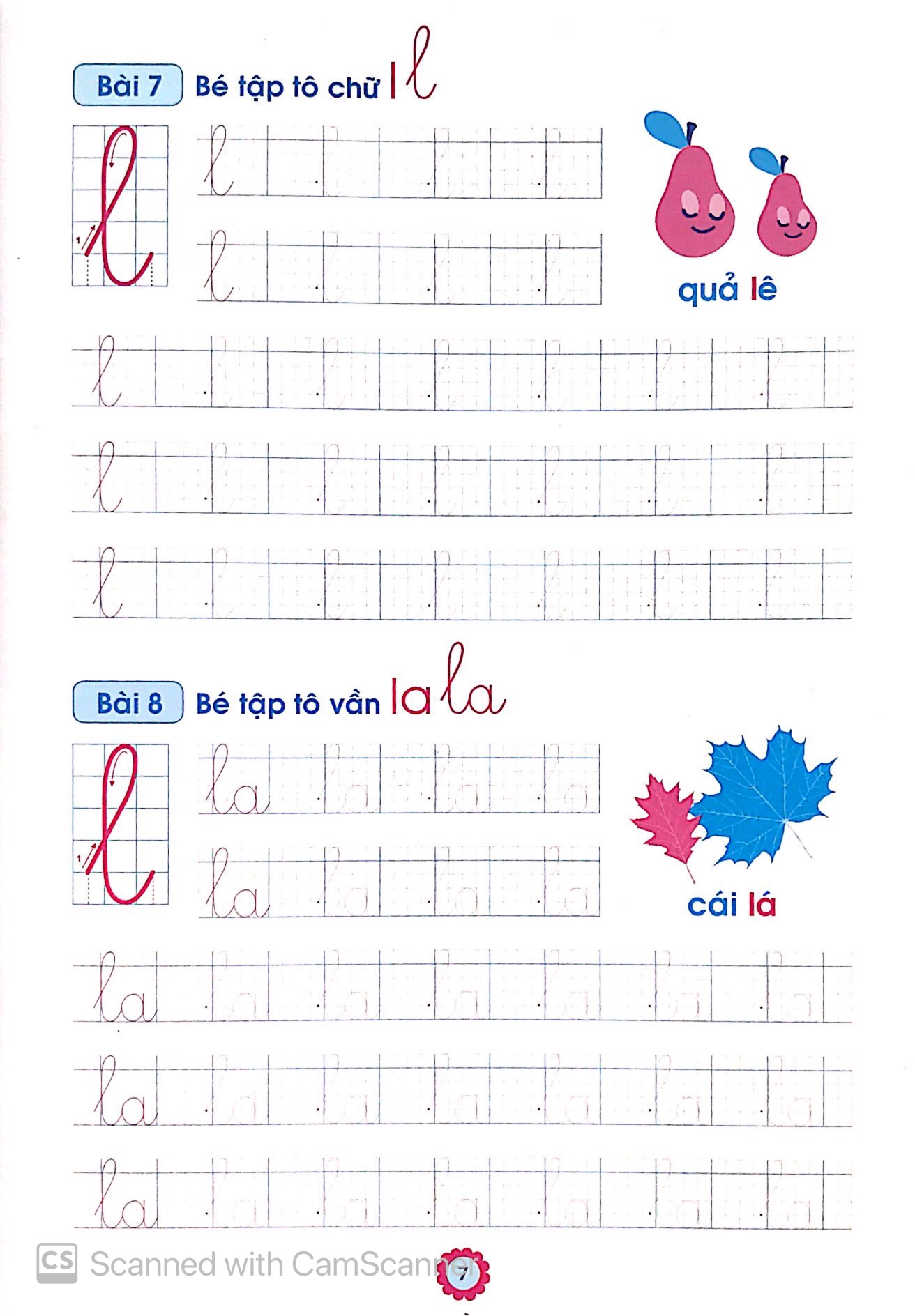 bộ chuẩn bị cho bé vào lớp 1 - luyện viết chữ đẹp (tập 1) (tái bản 2020) - Ảnh 7