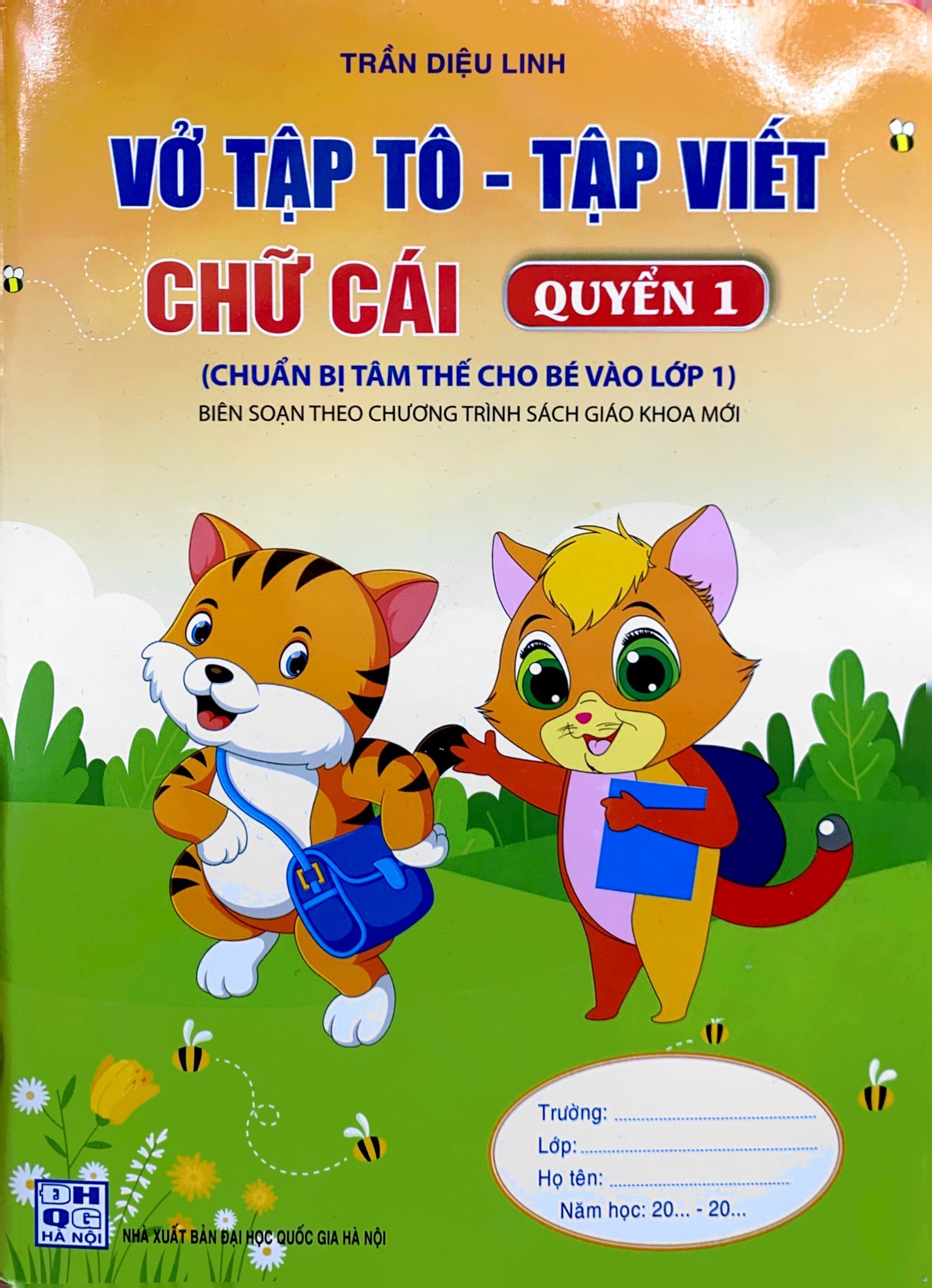 bộ chuẩn bị tâm thế cho bé vào lớp 1: vở tập tô - tập viết chữ cái (quyển 1) (biên soạn theo chương trình sgk mới) - Ảnh 2