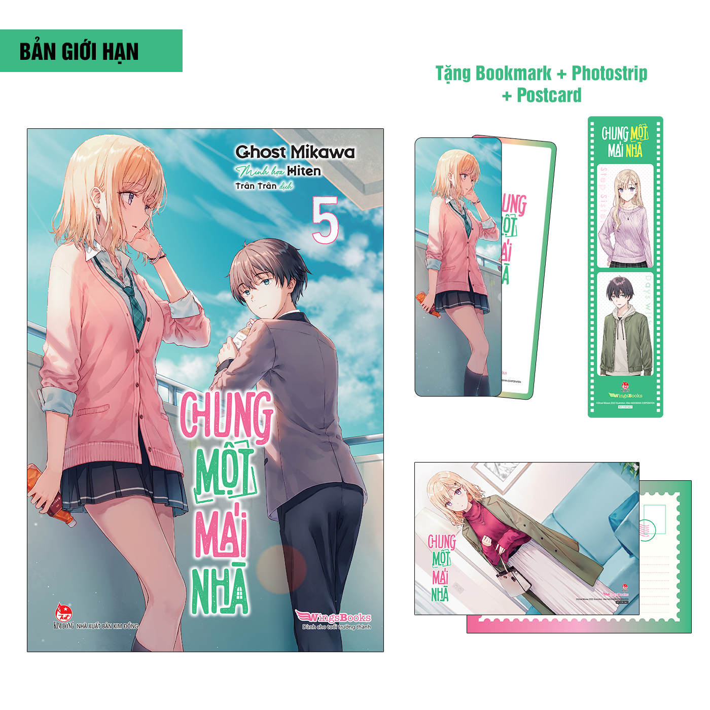 Bộ
Chung Một Mái Nhà - Tập 5 - Bản Giới Hạn - Tặng Kèm Bookmark + Photostrip + Postcard - Ảnh 2