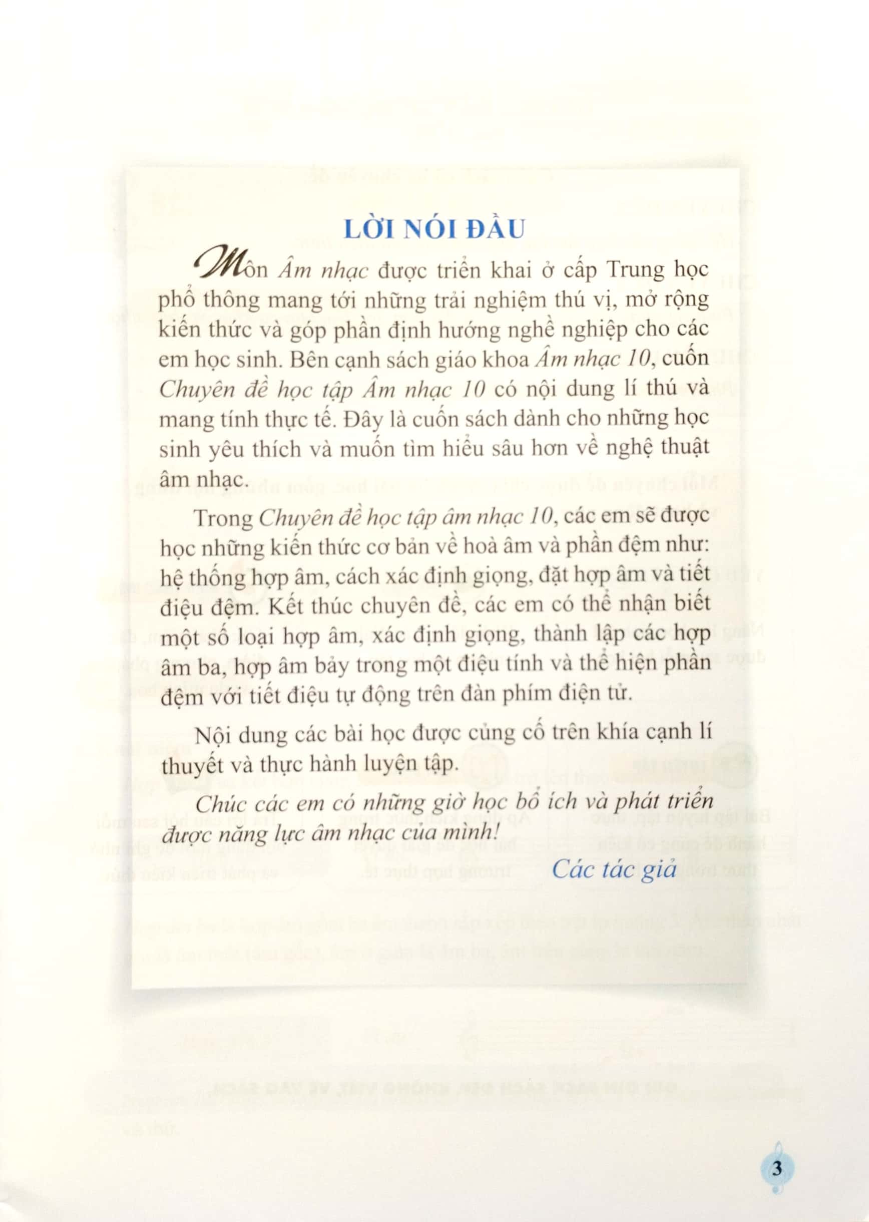 bộ chuyên đề học tập âm nhạc 10 (cánh diều) (chuẩn) - Ảnh 4