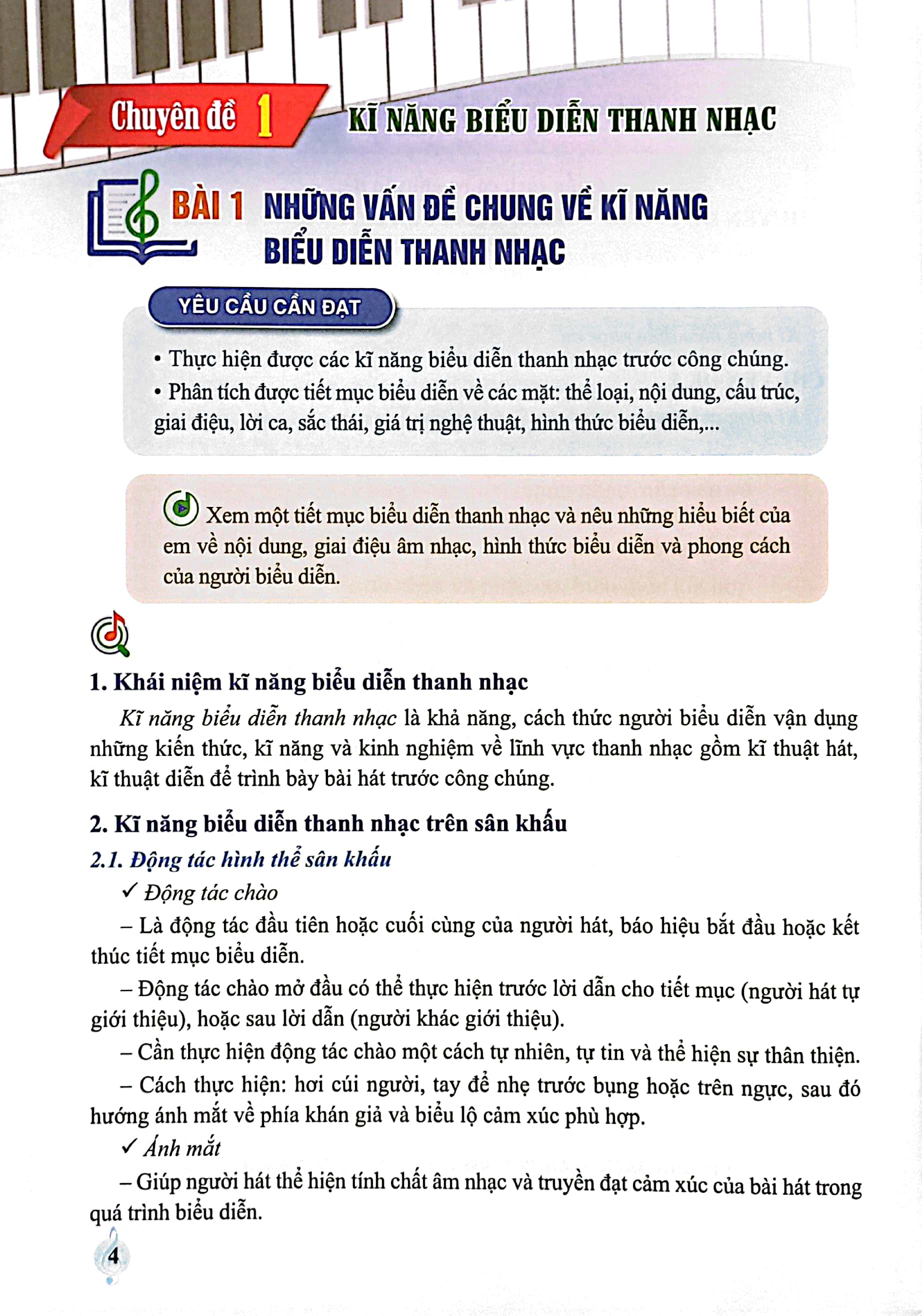 bộ chuyên đề học tập âm nhạc 11 (cánh diều) (chuẩn) - Ảnh 4