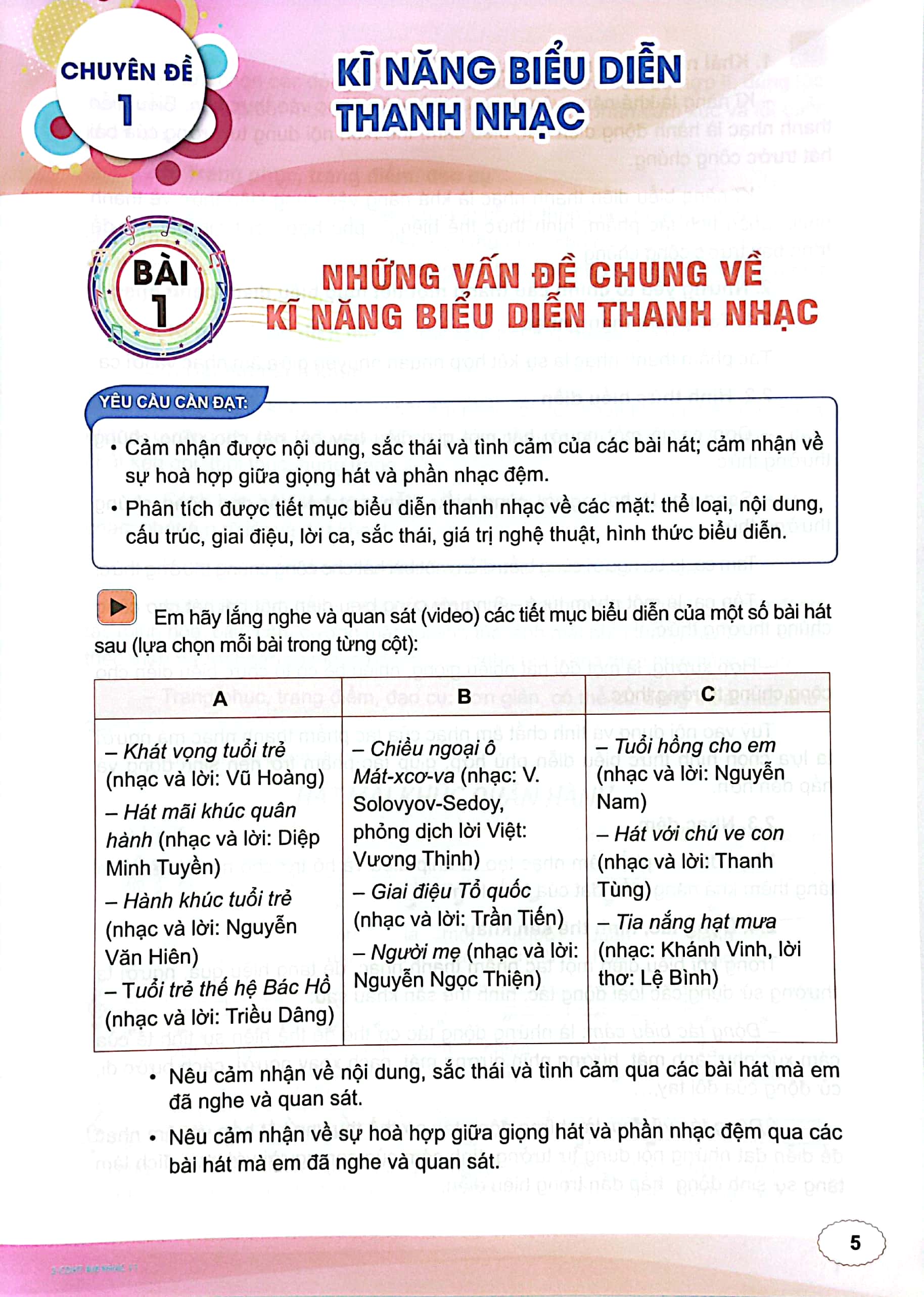 bộ chuyên đề học tập âm nhạc 11 (chân trời sáng tạo) (chuẩn) - Ảnh 4