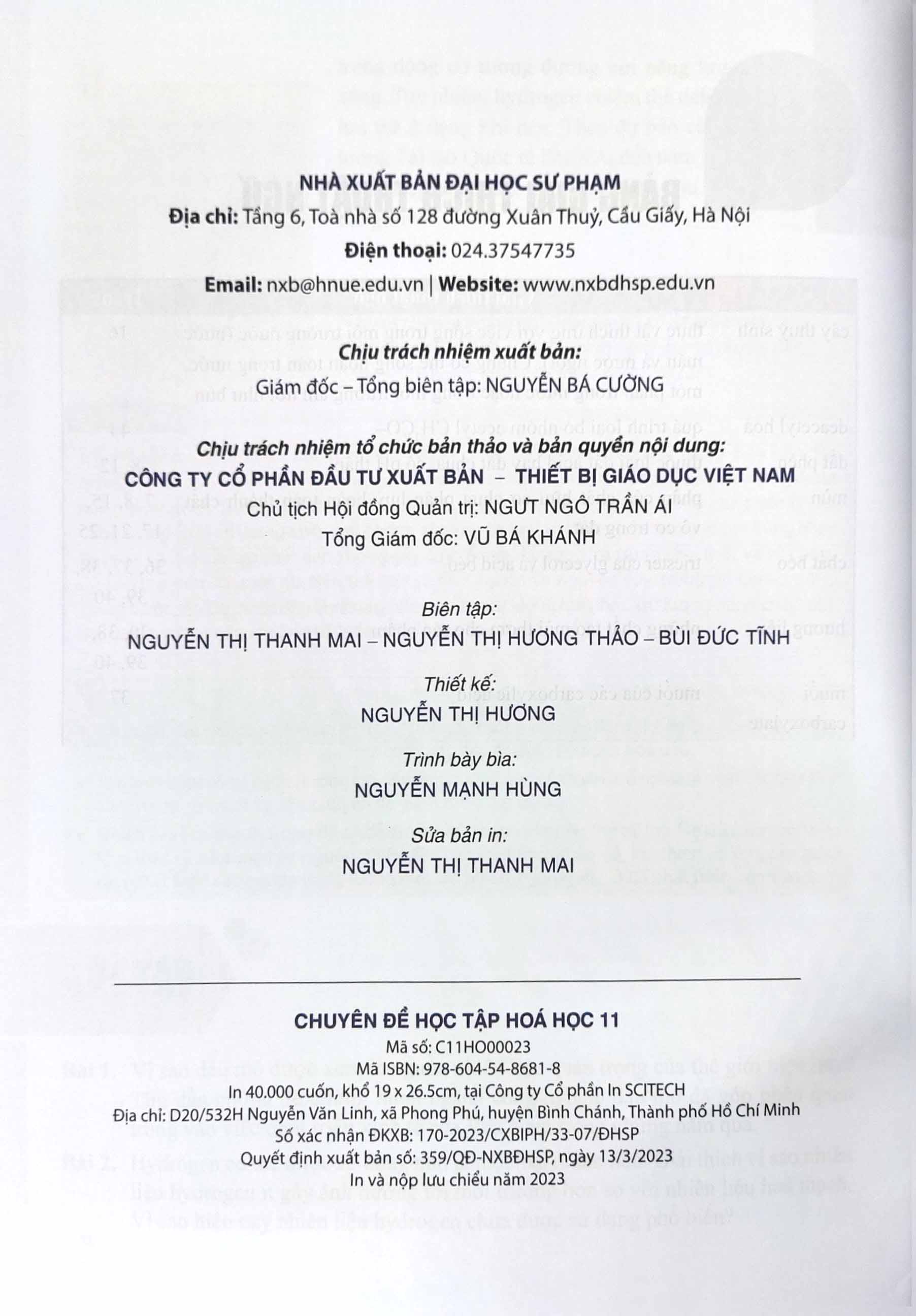 bộ chuyên đề học tập hoá học 11 (cánh diều) (chuẩn) - Ảnh 3