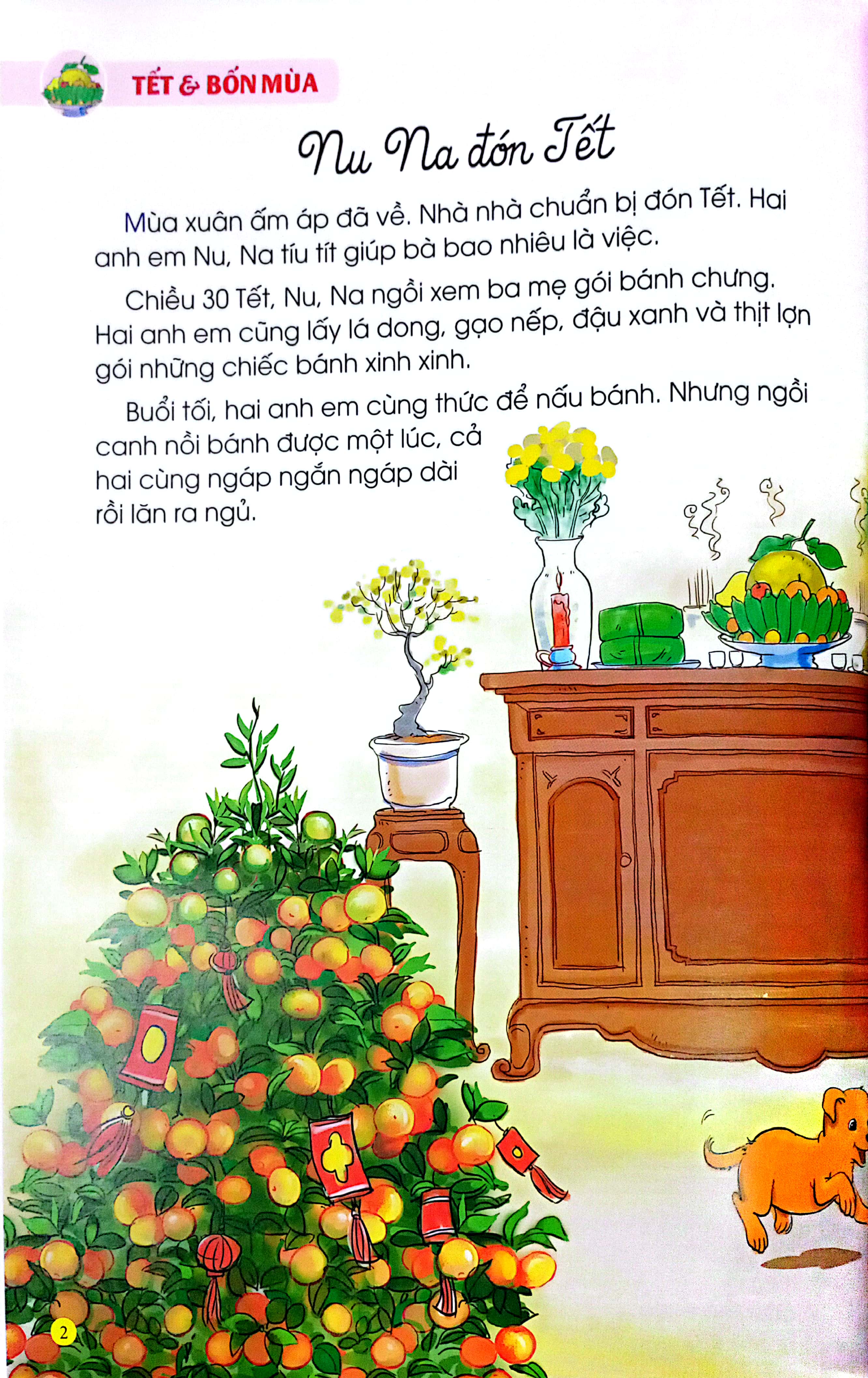 bộ chuyện kể cho bé mầm non - tập 2 - chủ đề - tết và bốn mùa; lễ hội; động vật; thực vật; hiện tượng thiên nhiên; bản thân (theo chuẩn chương trình giáo dục mầm non) (tái bản 2023) - Ảnh 3