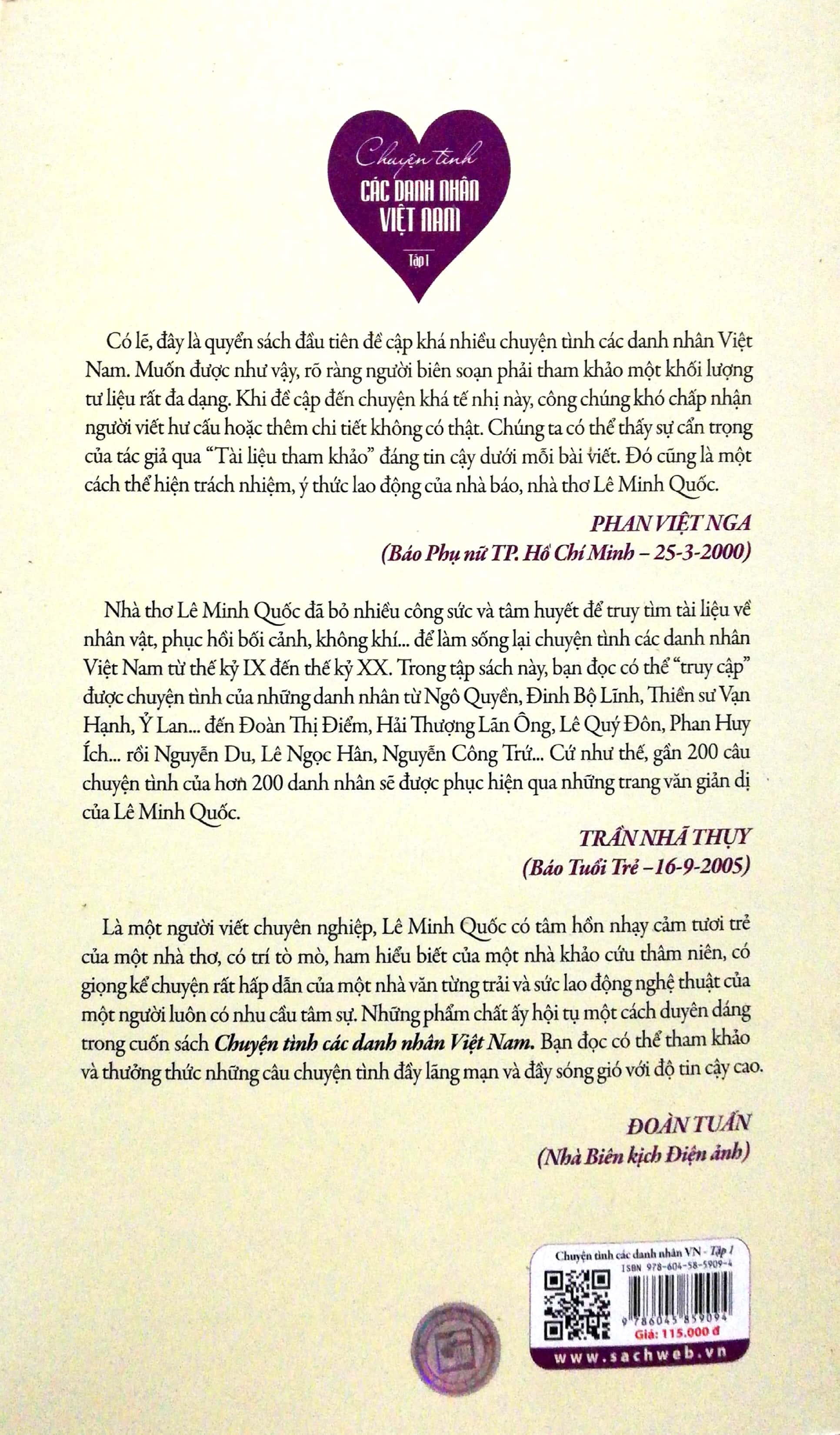 bộ chuyện tình các danh nhân việt nam - tập 1 - Ảnh 10