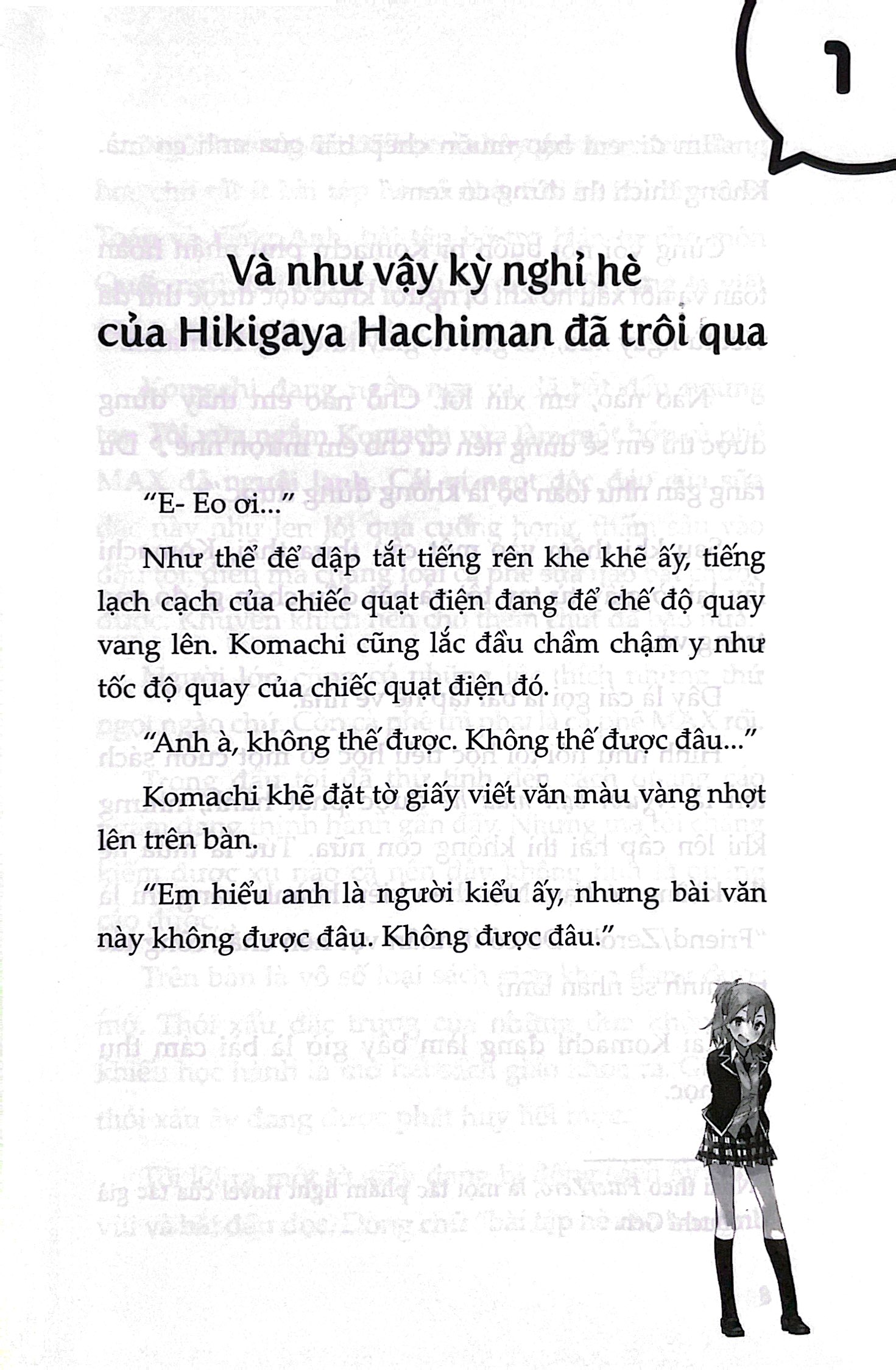 bộ chuyện tình thanh xuân bi hài của tôi quả là sai lầm - tập 4 (tái bản 2021) - Ảnh 3