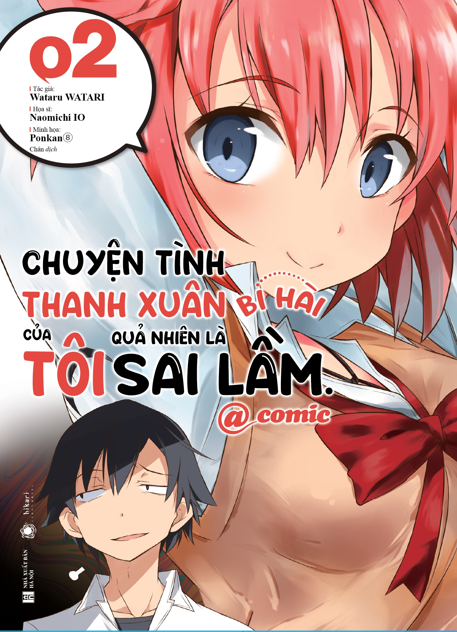 bộ chuyện tình thanh xuân bi hài của tôi quả nhiên là sai lầm @comic - tập 2 - bản đặc biệt - tặng kèm postcard + sticker - Ảnh 2