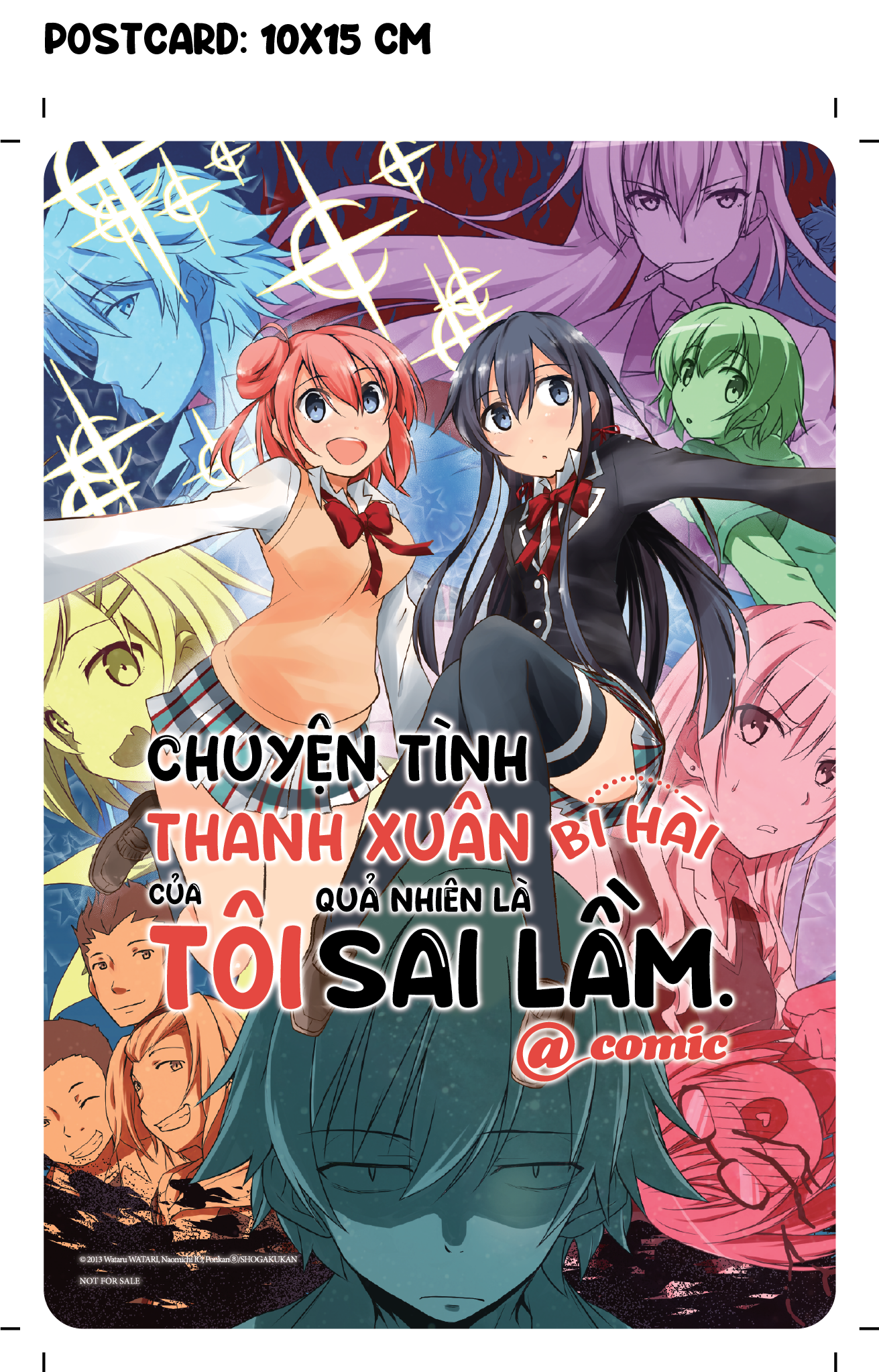 bộ chuyện tình thanh xuân bi hài của tôi quả nhiên là sai lầm @comic - tập 2 - bản đặc biệt - tặng kèm postcard + sticker - Ảnh 3
