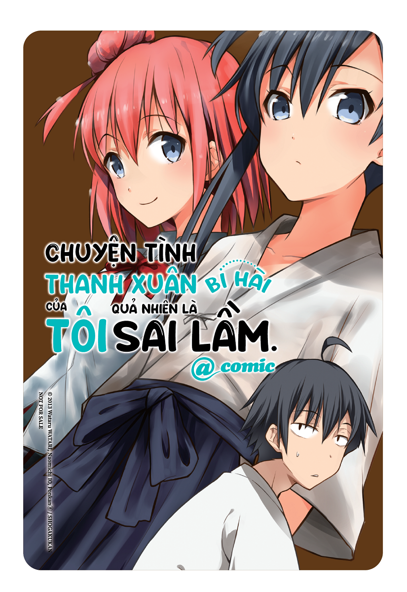 bộ chuyện tình thanh xuân bi hài của tôi quả nhiên là sai lầm @comic - tập 4 - bản đặc biệt - tặng kèm postcard + lót ly - Ảnh 3