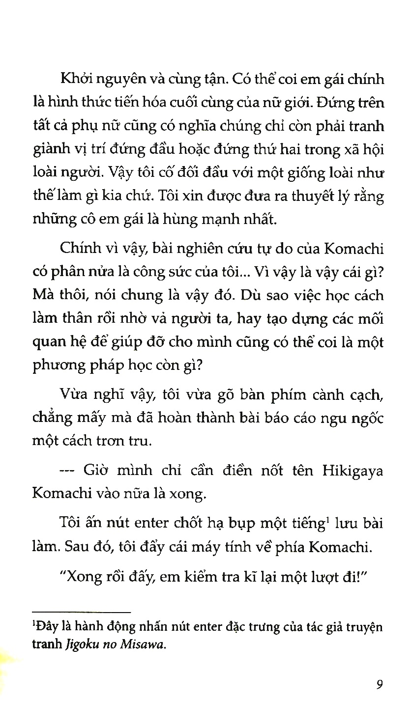 bộ chuyện tình thanh xuân bi hài của tôi quả nhiên là sai lầm - tập 5 - Ảnh 7