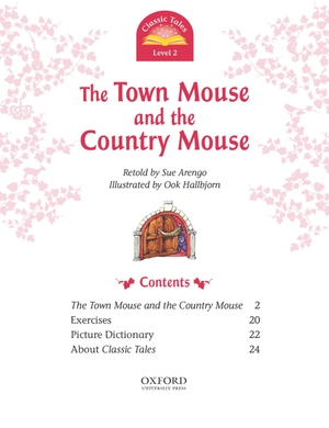 bộ classic tales 2 the town mouse and the country mouse n/ed - Ảnh 4