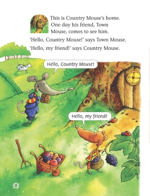 bộ classic tales 2 the town mouse and the country mouse n/ed - Ảnh 5