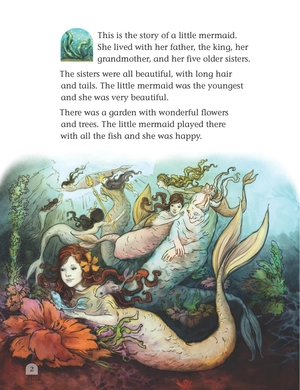 bộ classic tales 3 the little mermaid n/ed - Ảnh 5