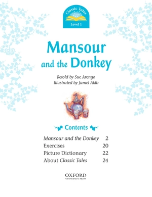 bộ classic tales: level 1: mansour and the donkey - Ảnh 4