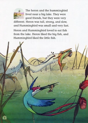 bộ classic tales level 3: heron & hummingbird - Ảnh 4