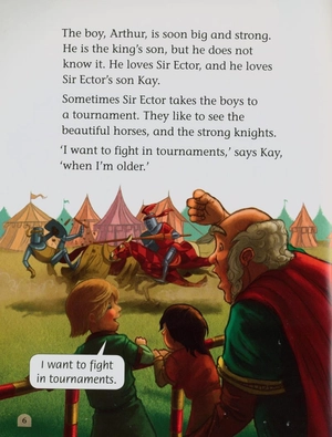 bộ classic tales, second edition 2: the king arthur and the sword - Ảnh 6