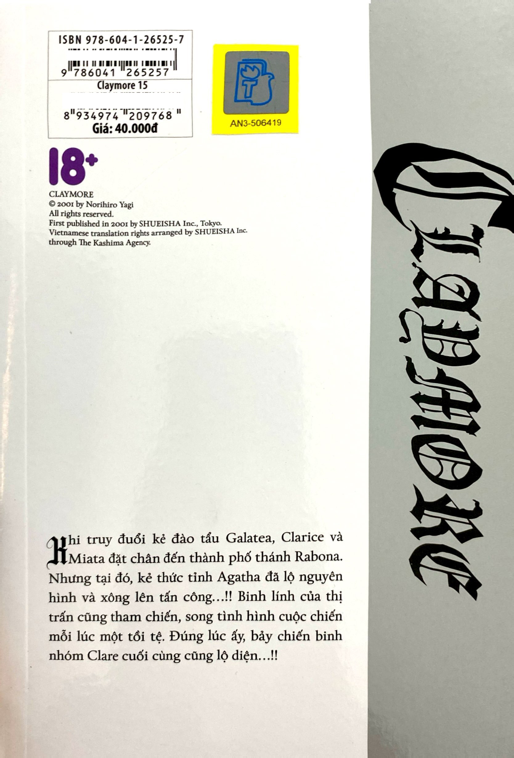 Bộ Claymore - Tập 15 - Lịch Sử Cuộc Chiến - Ảnh 8