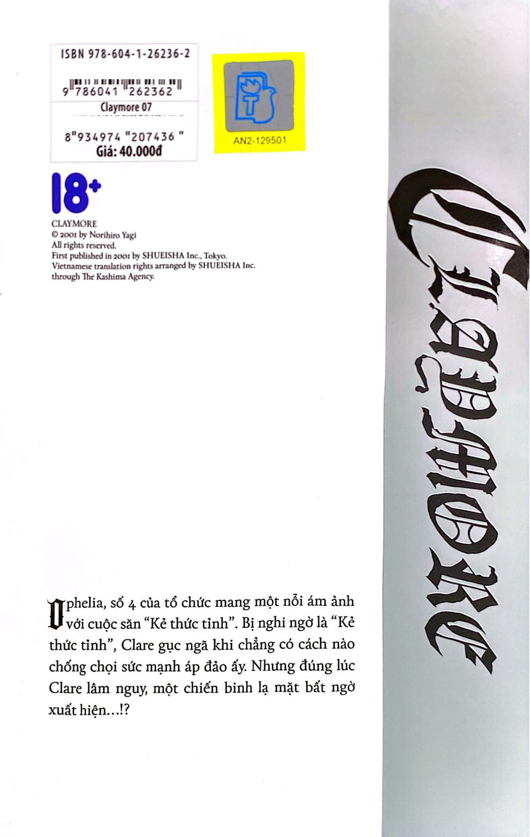 Bộ Claymore - Tập 7 - Tư Cách Chiến Đấu - Ảnh 9