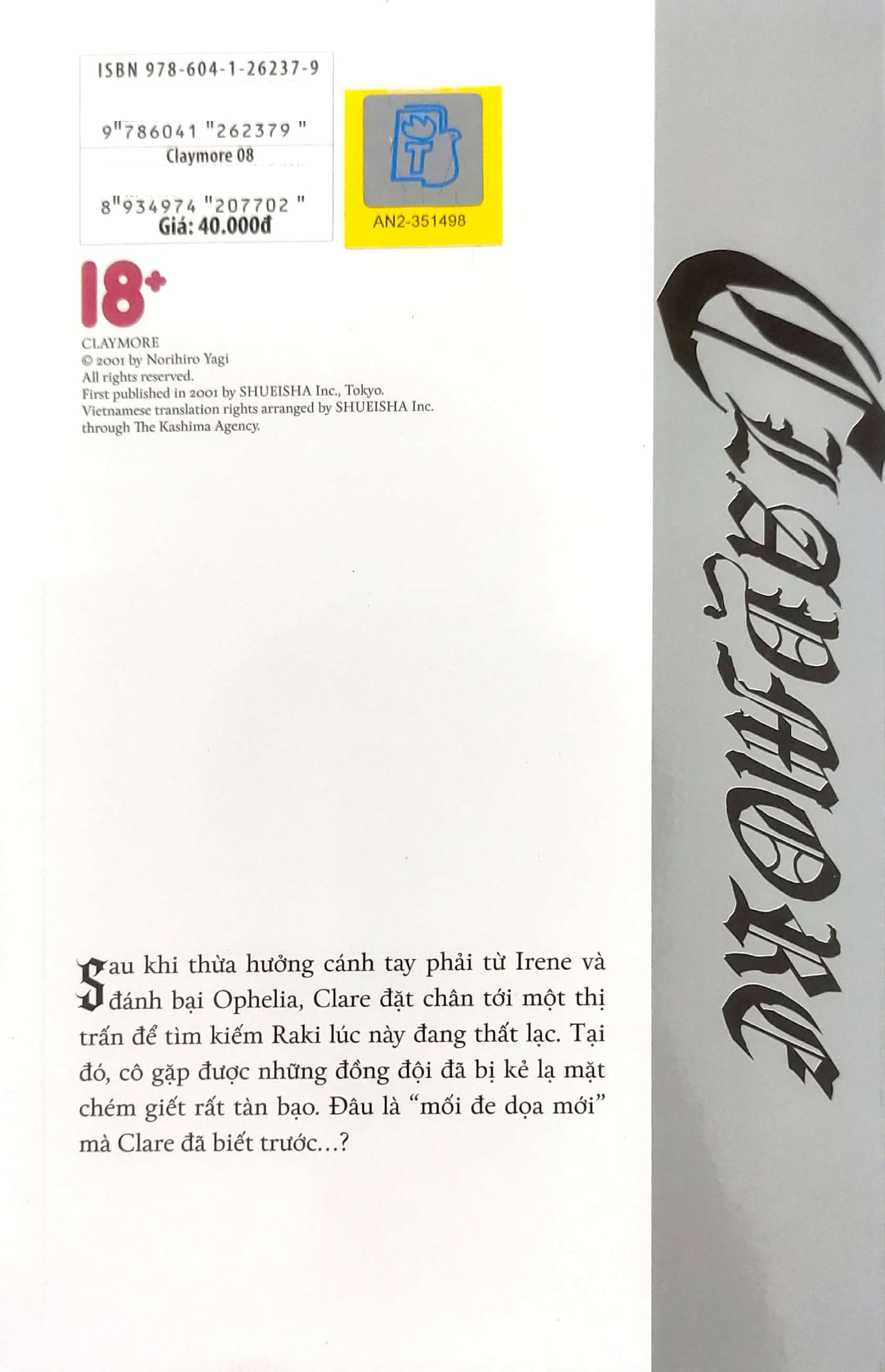 Bộ Claymore - Tập 8 - Hàm Phù Thủy - Ảnh 12