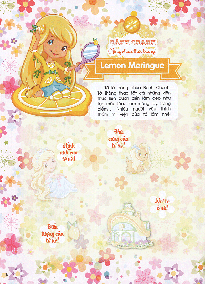 bộ cô bé bánh dâu- 1000 đề can lấp lánh - tập 1 - Ảnh 7