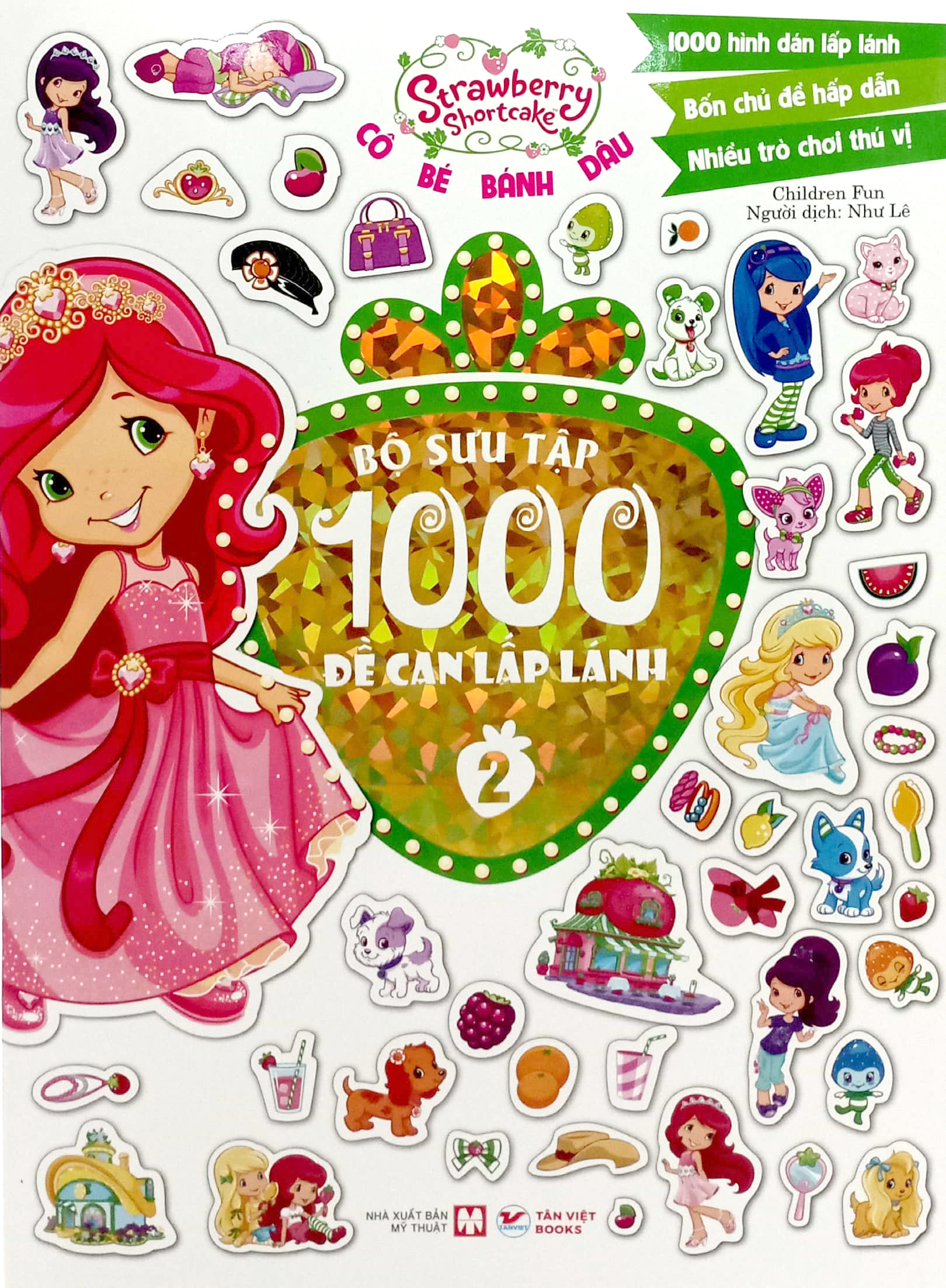 bộ cô bé bánh dâu - 1000 đề can lấp lánh (tập 2) - Ảnh 2