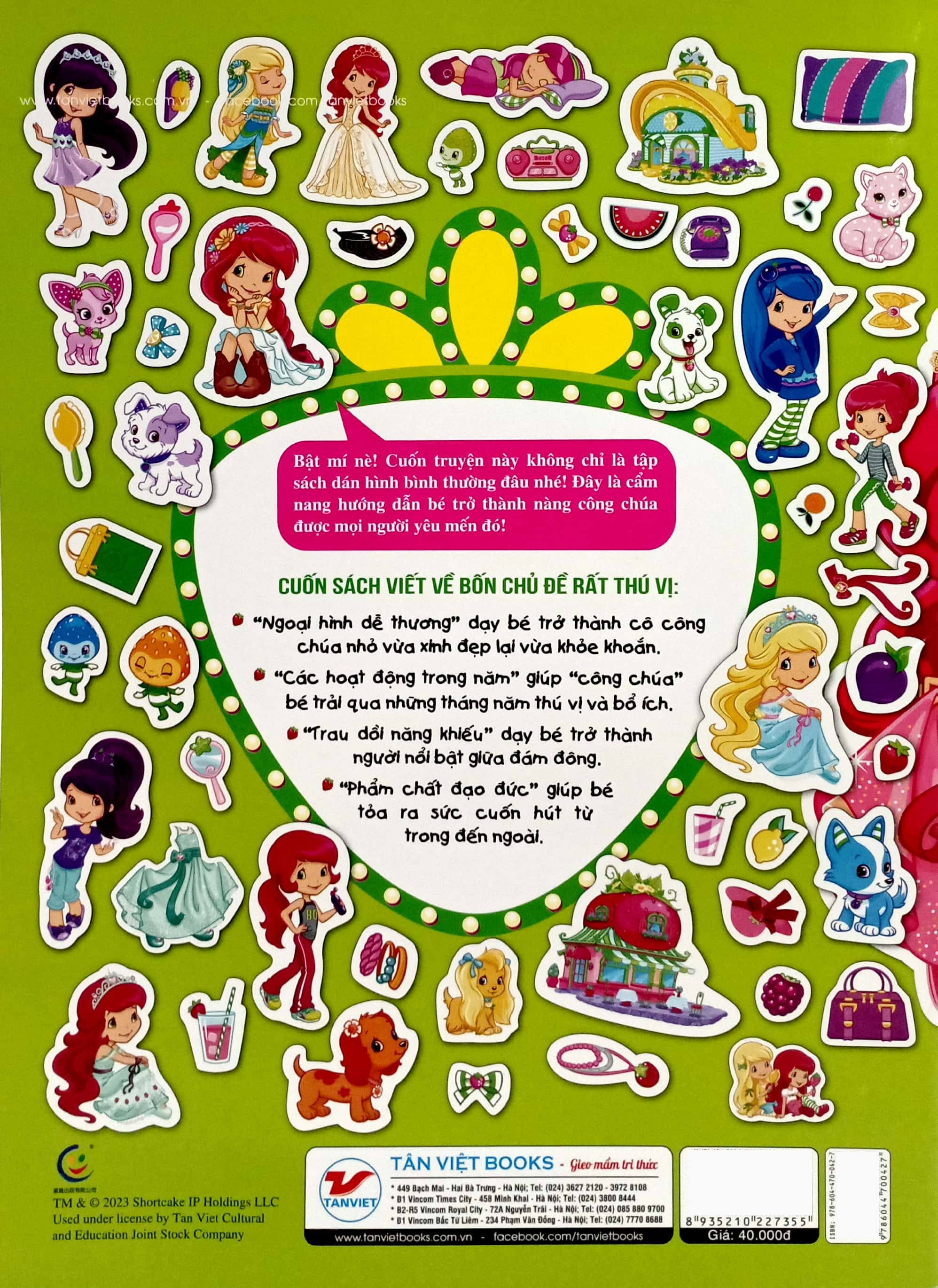 bộ cô bé bánh dâu - 1000 đề can lấp lánh (tập 2) - Ảnh 6