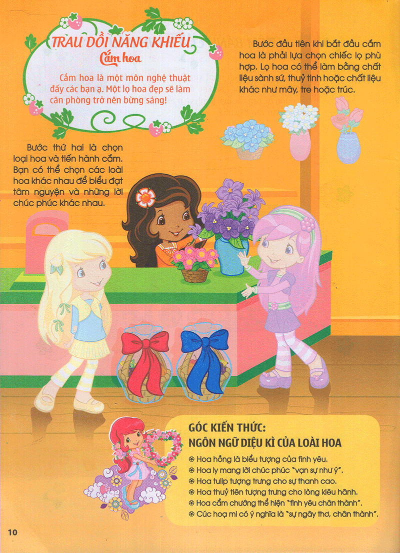 bộ cô bé bánh dâu- 1000 đề can lấp lánh - tập 3 - Ảnh 11