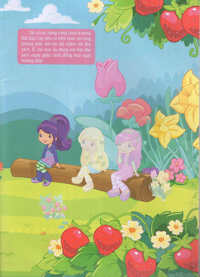 bộ cô bé bánh dâu- 1000 đề can lấp lánh - tập 3 - Ảnh 4