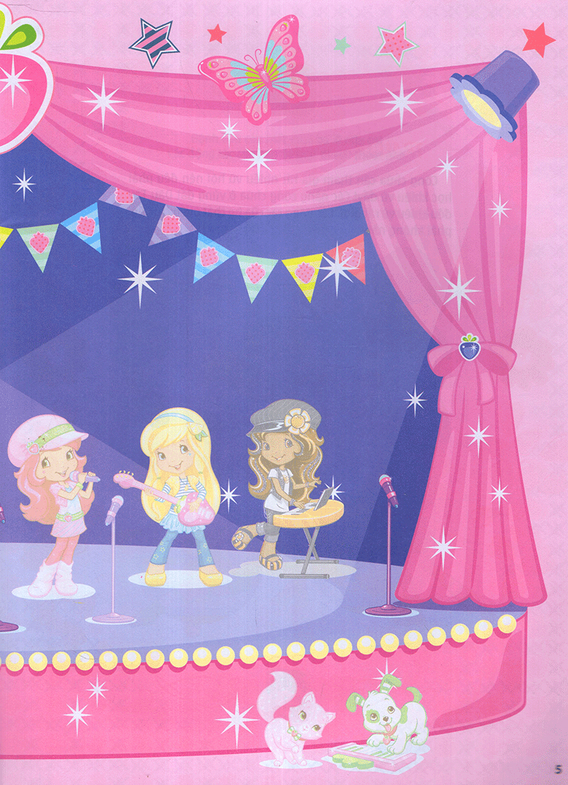 bộ cô bé bánh dâu- 1000 đề can lấp lánh - tập 3 - Ảnh 6