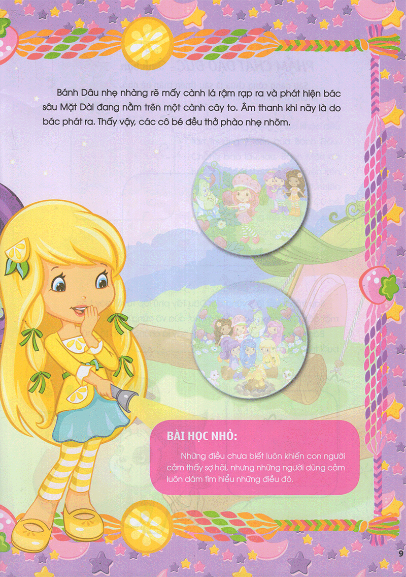 bộ cô bé bánh dâu- 1000 đề can lấp lánh - tập 4 - Ảnh 10