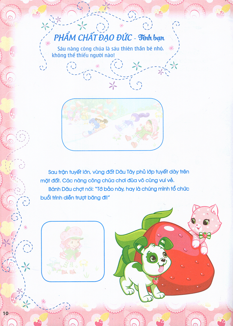 bộ cô bé bánh dâu- 1000 đề can lấp lánh - tập 4 - Ảnh 11