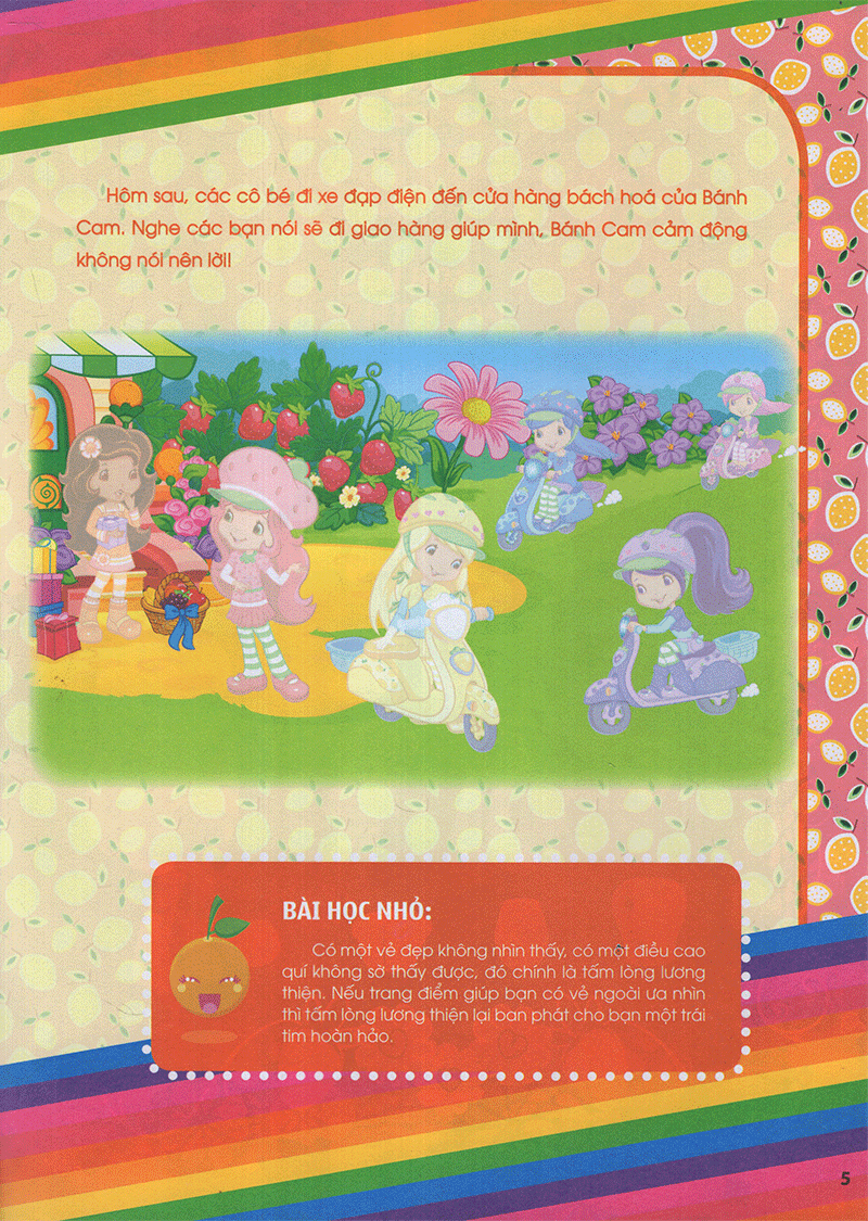 bộ cô bé bánh dâu- 1000 đề can lấp lánh - tập 4 - Ảnh 6