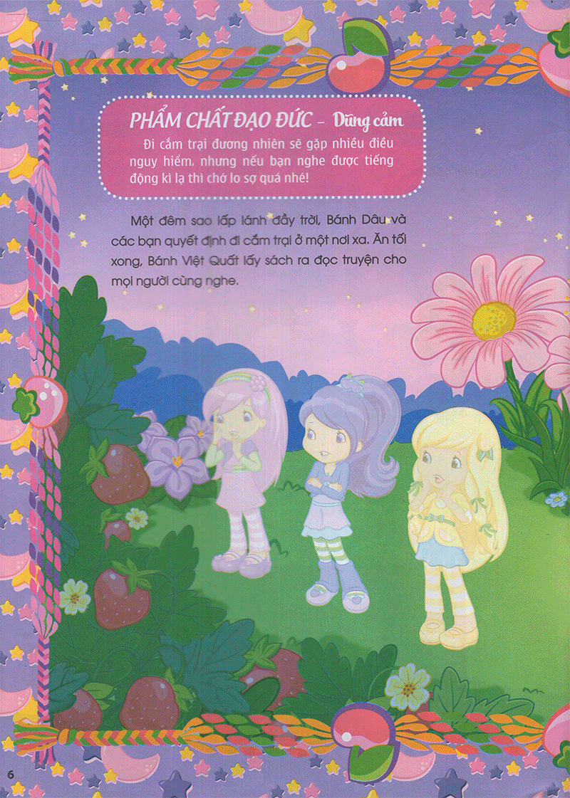 bộ cô bé bánh dâu- 1000 đề can lấp lánh - tập 4 - Ảnh 7