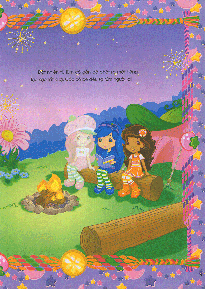 bộ cô bé bánh dâu- 1000 đề can lấp lánh - tập 4 - Ảnh 8