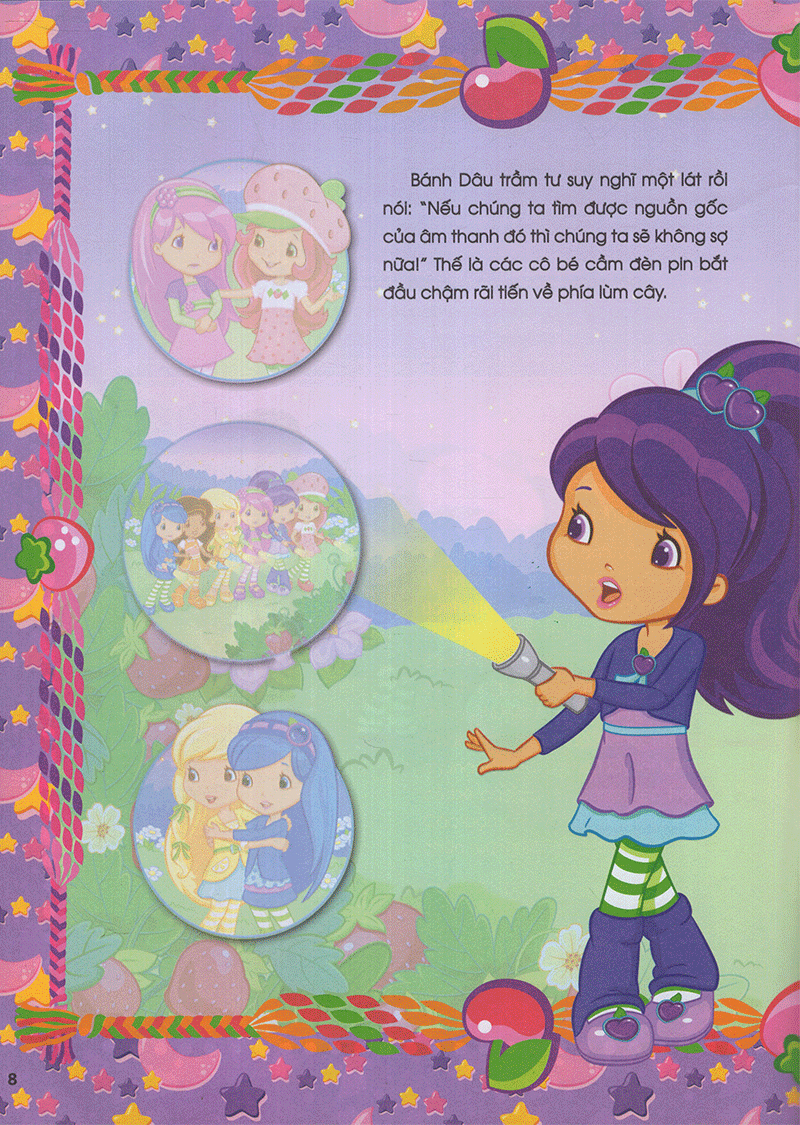 bộ cô bé bánh dâu- 1000 đề can lấp lánh - tập 4 - Ảnh 9