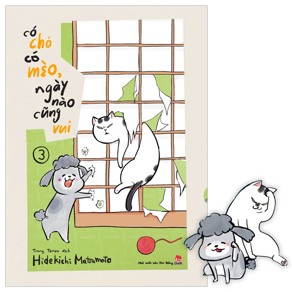 Bộ Có Chó Có Mèo, Ngày Nào Cũng Vui - Tập 3 - Tặng Kèm Bookmark
