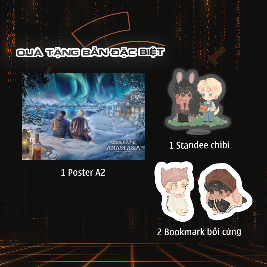 Bộ
						
										
										Codename Anastasia - Mật Danh Anastasia - Tập 2 - Bản Đặc Biệt - Bìa Cứng - Tặng Kèm 2 Bookmark + Standee + 1 Poster A2 - Ảnh 4