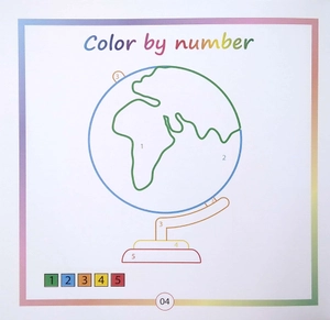 bộ color by number - tô màu theo số -tập 3 - Ảnh 6