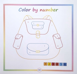 bộ color by number - tô màu theo số -tập 3 - Ảnh 7
