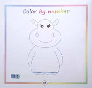 bộ color by number - tô màu theo số -tập 4 - Ảnh 6