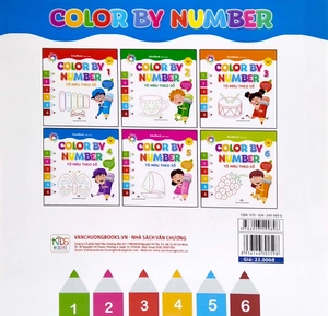 bộ color by number - tô màu theo số -tập 4 - Ảnh 7