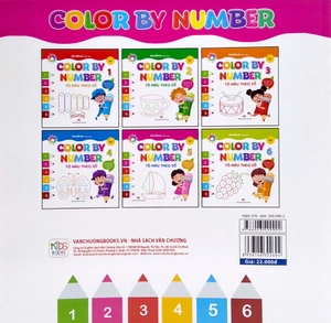 bộ color by number - tô màu theo số -tập 5 - Ảnh 7