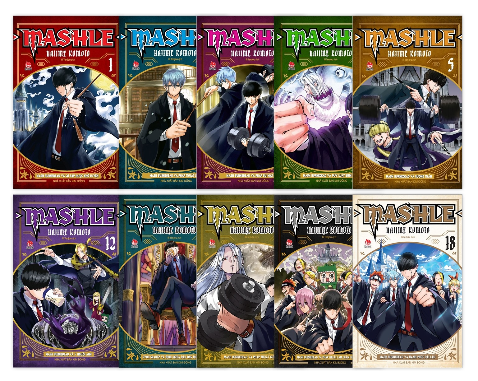 Bộ
						
										
										Combo Manga - Mashle: Tập 1 - 18 (Bộ 18 Tập) - Ảnh 2