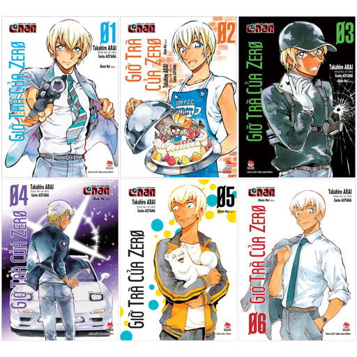 Bộ Combo Manga - Thám Tử Lừng Danh Conan - Giờ Trà Của Zero: Tập 1 - 6 (Bộ 6 Tập)