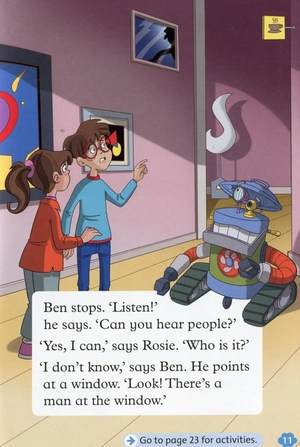 bộ combo oxford read and imagine - level 1 - clunk in space + robbers at the museum (set 2 books) - Ảnh 11