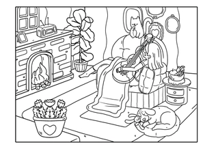 bộ combo sách góc nhỏ có nắng + hộp 24 bút dạ màu acrylic marker - 9053a - Ảnh 6