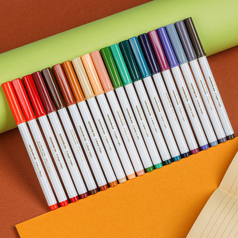 bộ combo sách tô bình yên vẽ hạnh phúc + hộp 20 bút lông màu rửa được washable fiber pen - colokit swm-c009 (bộ 2 cuốn) - Ảnh 6