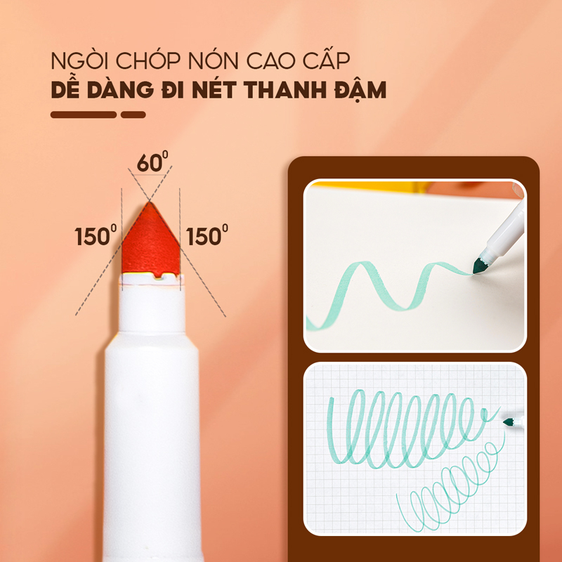 bộ combo sách tô bình yên vẽ hạnh phúc + hộp 20 bút lông màu rửa được washable fiber pen - colokit swm-c009 (bộ 2 cuốn) - Ảnh 7