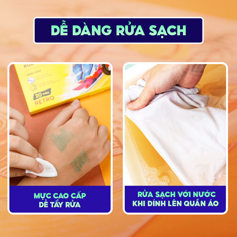 bộ combo sách tô bình yên vẽ hạnh phúc + hộp 20 bút lông màu rửa được washable fiber pen - colokit swm-c009 (bộ 2 cuốn) - Ảnh 8